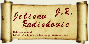 Jelisav Radišković vizit kartica